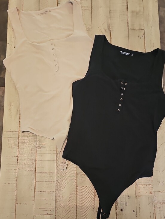 Abercrombie & Fitch Tops - Abercrombie & Fitch Women’s Sleeveless Snap-Front Bodysuit Bundle LIKE NEW